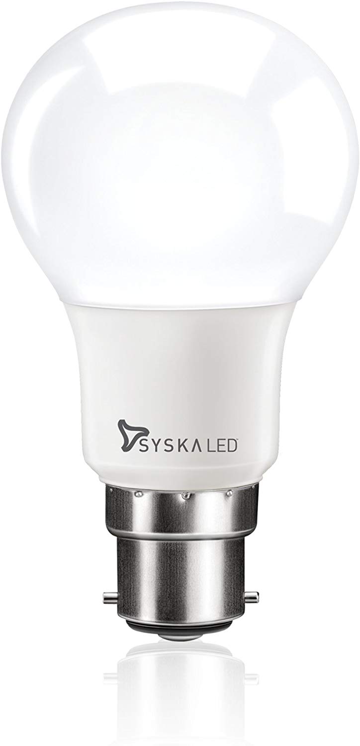  SYSKA LED SSK-LMS-9W LED bulb 9W with 120 Lumen Wide operating voltage - 90v -300v, 50hz