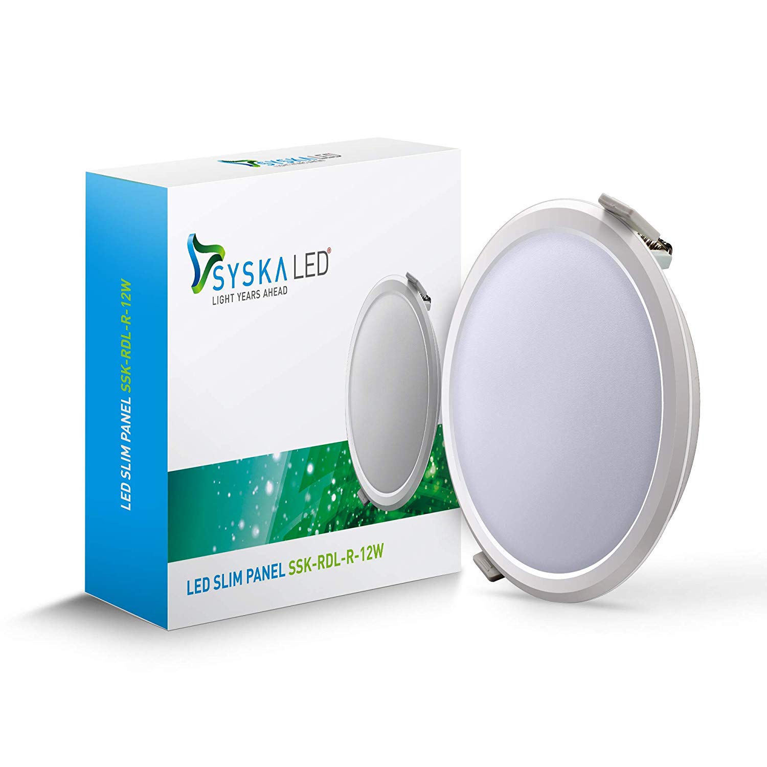 SYSKA SSK-RDL-R-15W Round LED Slim Recessed Panel Lights