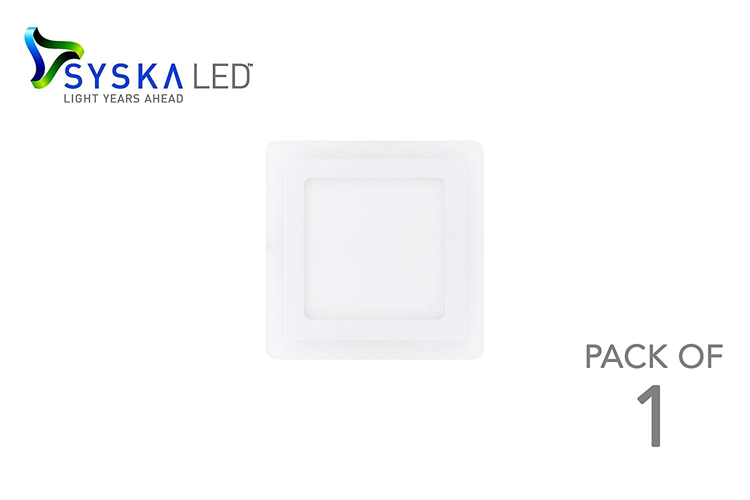 Syska square on sale led lights