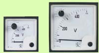 STANDARD MOVING IRON AC METERS METERING PANELS SQUARE  FLUSH SR-96 (HSN 90303310)