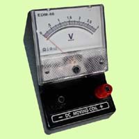 STANDARD MOVING COIL DC METER  VOLTMETER 50V - 30V MR- 72  (HSN  90303310) 