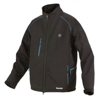 Makita Cordless Heated Jacket - DCJ205YL  5 heat zones provide optimum heat distribution