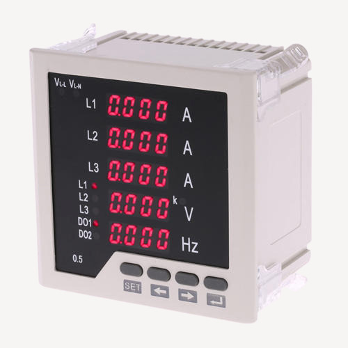 MECO 144LW323Electronic Analog AC WATT Meter 3phase/4Wire/3Element 240 Deflection (144*144) 