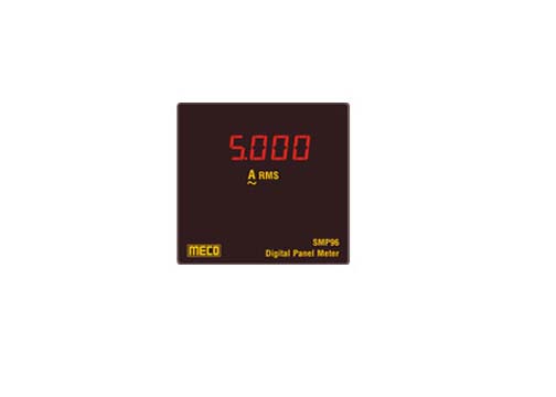 MECO 4 DIGIT PROGRAMMABLE AMMETER - DC / AC TRMS / 3 & 4 DIGIT PROGRAMMABLE VOLTMETER - DC / AC TRMS (SMP96 DC) DIGITAL VOLTMETER AND AMMETER