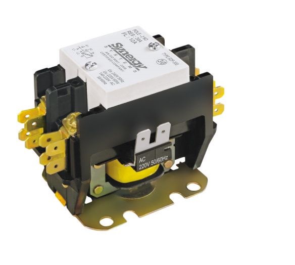 SYNERGY - Definite Purpose contactor DP-30SS with Shunt ( For Air condition use ) FLA-12 A , RES-30 A (HSN CODE 8536)